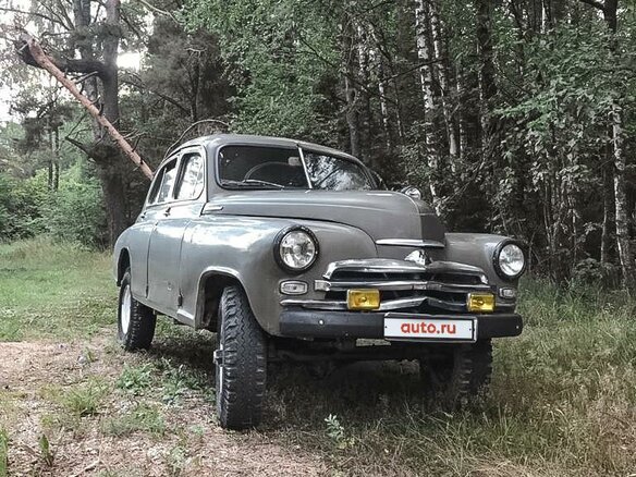 1956 ГАЗ М-72, зелёный - вид 8