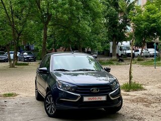 2022 Lada (ВАЗ) Granta I Рестайлинг, серый, 910000 рублей, вид 4