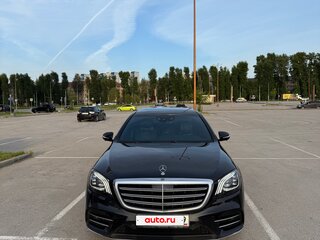 2018 Mercedes-Benz S-Класс 450 VI (W222, C217) Рестайлинг, чёрный, 4500000 рублей, вид 1