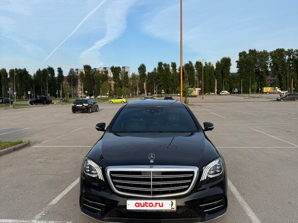2018 Mercedes-Benz S-Класс 450 VI (W222, C217) Рестайлинг, чёрный, 4500000 рублей