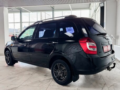 2014 Lada (ВАЗ) Kalina II, чёрный, 329000 рублей, вид 4