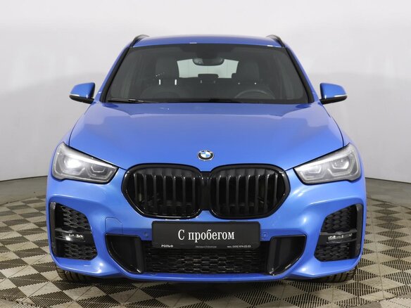 2020 BMW X1 18d xDrive II (F48) Рестайлинг, синий - вид 1