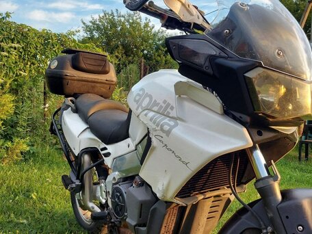 2002 Aprilia ETV 1000 Caponord, белый, 460000 рублей, вид 2