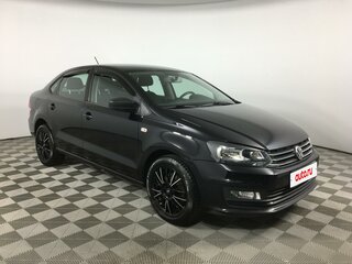 2016 Volkswagen Polo V Рестайлинг, чёрный, 850000 рублей, вид 2