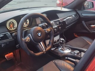 2008 BMW 5 серии 520d V (E60/E61) Рестайлинг, оранжевый, 1400000 рублей, вид 5