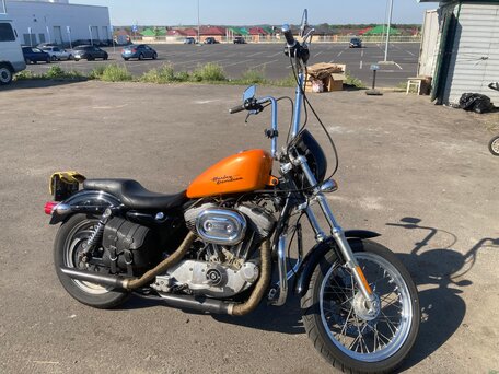 2002 Harley-Davidson Sportster 1200, чёрный, 500000 рублей, вид 3