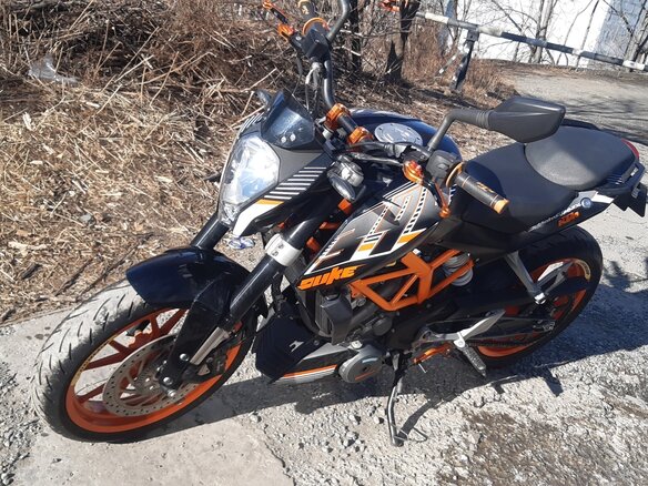 2016 KTM 390 Duke, оранжевый, 325000 рублей - вид 11