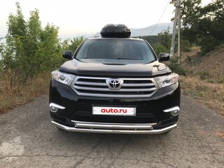 2011 Toyota Highlander II (XU40) Рестайлинг, чёрный, 2050000 рублей, вид 3