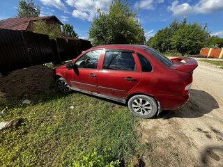 2007 Lada (ВАЗ) Kalina I, красный, 90000 рублей, вид 3