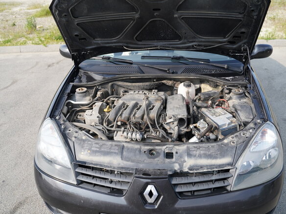 2007 Renault Symbol I Рестайлинг 2, чёрный, 360000 рублей - вид 6