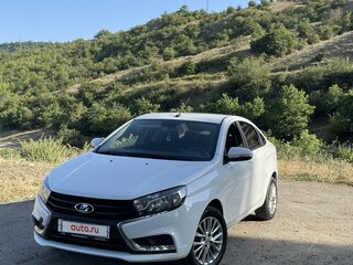 2019 Lada (ВАЗ) Vesta I, белый, 1150000 рублей, вид 2
