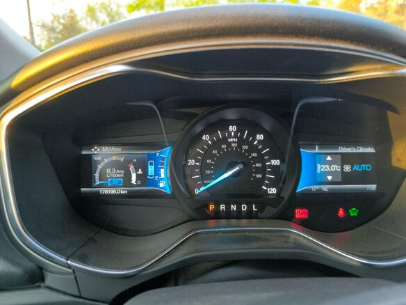 2013 Ford Fusion (North America) II, голубой, 1550000 рублей - вид 5