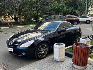 2008 Mercedes-Benz SLK-Класс 280 II (R171) Рестайлинг, синий, 1799999 рублей, вид 2