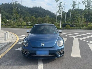 2019 Volkswagen Beetle II (A5), синий, 1900000 рублей, вид 2