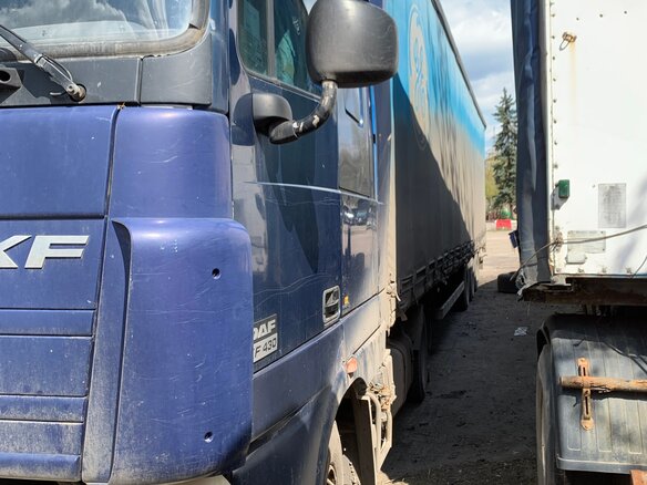 2003 DAF XF 95, синий, 2800000 рублей - вид 1