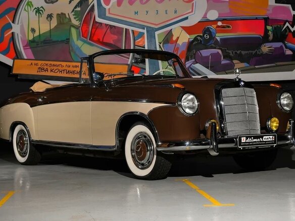 1959 Mercedes-Benz W128, коричневый