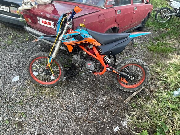 2023 Kayo Evolution YX140EM, синий, 75000 рублей - вид 3