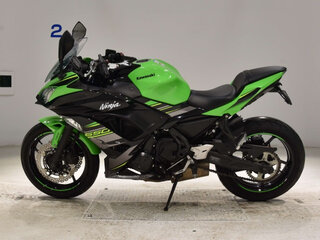 2019 Kawasaki Ninja 650, зелёный, 750000 рублей, вид 4