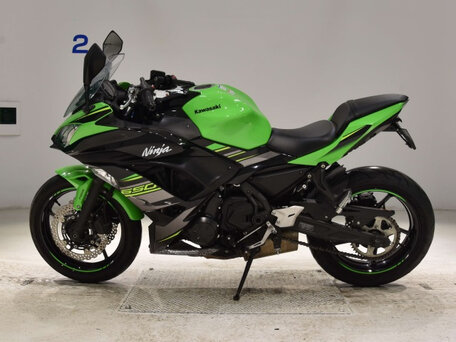 2019 Kawasaki Ninja 650, зелёный, 750000 рублей, вид 4