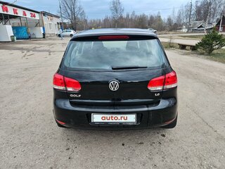 2011 Volkswagen Golf VI, чёрный, 650000 рублей, вид 4