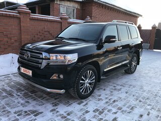 2015 Toyota Land Cruiser 200 Series Рестайлинг 2, чёрный, 5800000 рублей, вид 2