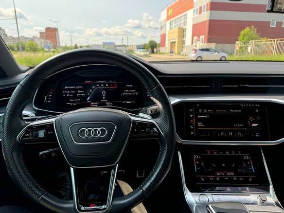 2018 Audi A7 55 TFSI II (4K), синий, 5500000 рублей - вид 12
