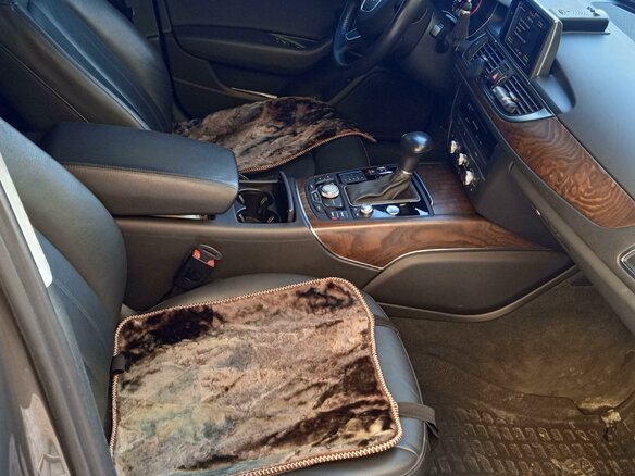 2013 Audi A6 IV (C7), коричневый - вид 4