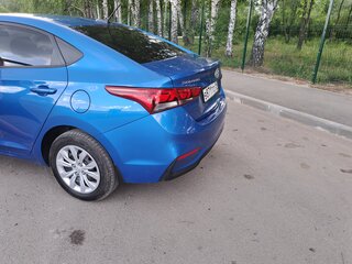 2019 Hyundai Solaris II, синий, 1150000 рублей, вид 4