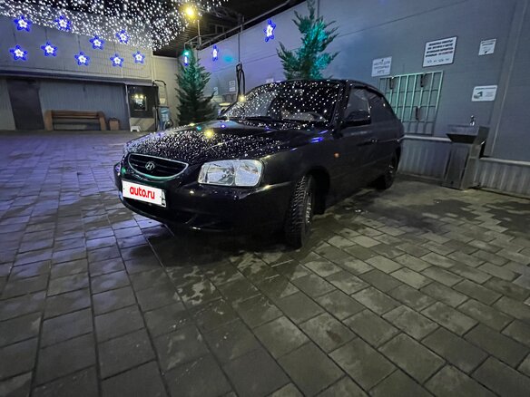 2009 Hyundai Accent ТагАЗ II, чёрный, 400000 рублей - вид 11