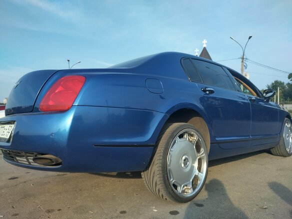 2007 Bentley Continental Flying Spur, синий, 1550000 рублей - вид 5