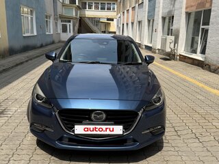 2017 Mazda Axela III Рестайлинг, синий, 1290000 рублей, вид 4