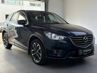 2015 Mazda CX-5 I Рестайлинг, синий, 1510000 рублей, вид 3