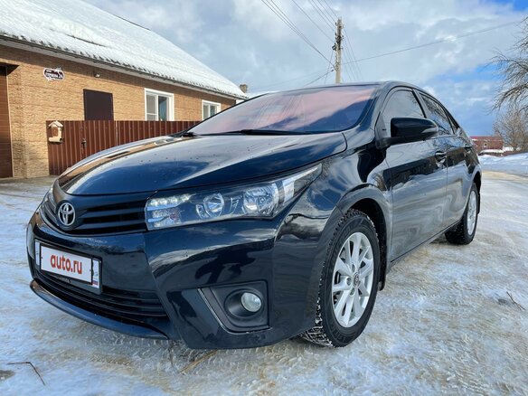 2013 Toyota Corolla XI (E160, E170, E180), чёрный