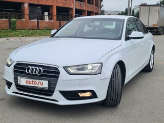 2013 Audi A4 IV (B8) Рестайлинг, белый, 1520000 рублей, вид 1