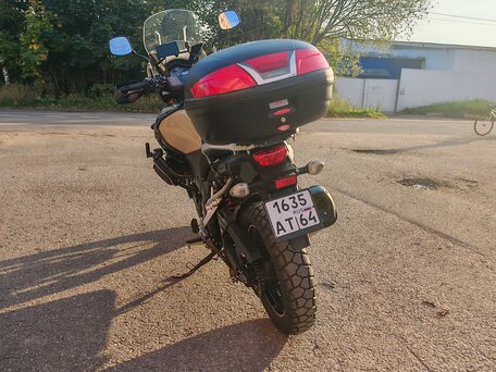 2014 Suzuki V-Strom 1000, бежевый, 650000 рублей, вид 2