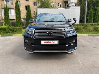 2019 Toyota Land Cruiser Prado 150 Series Рестайлинг 2, чёрный, 5300000 рублей, вид 3