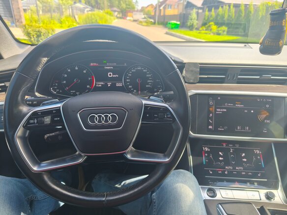 2021 Audi A6 45 TFSI V (C8), белый, 3650000 рублей - вид 5