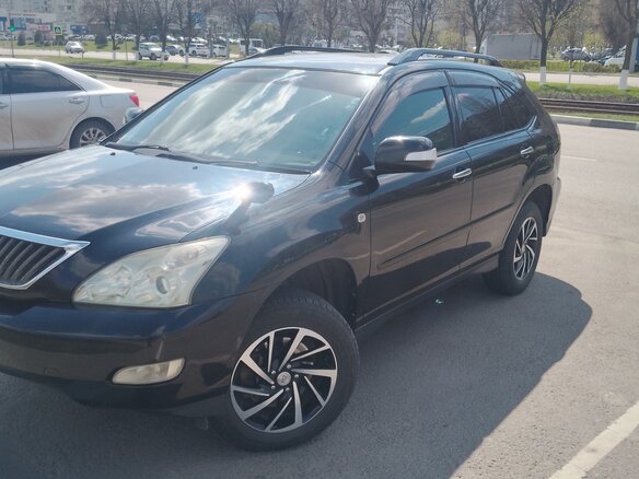 2007 Toyota Harrier II (XU30), чёрный, 640000 рублей - вид 3