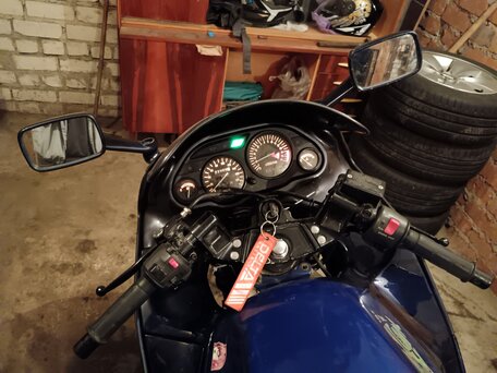 1995 Kawasaki ZZR 400, синий, 200000 рублей, вид 4