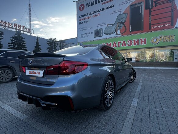 2017 BMW 5 серии 520d VII (G30/G31/G38), серый, 4400000 рублей - вид 5