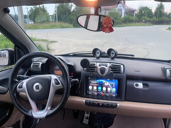 2008 Smart Fortwo II, серебристый, 745000 рублей - вид 6