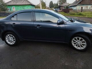 2011 Mitsubishi Lancer X Рестайлинг, синий, 680000 рублей, вид 2