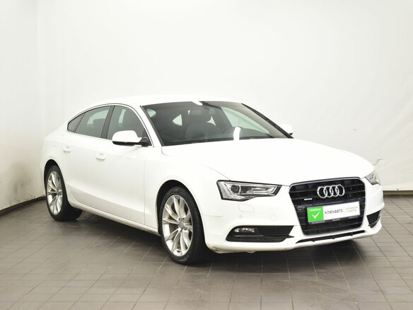2013 Audi A5 I (8T) Рестайлинг, белый - вид 2