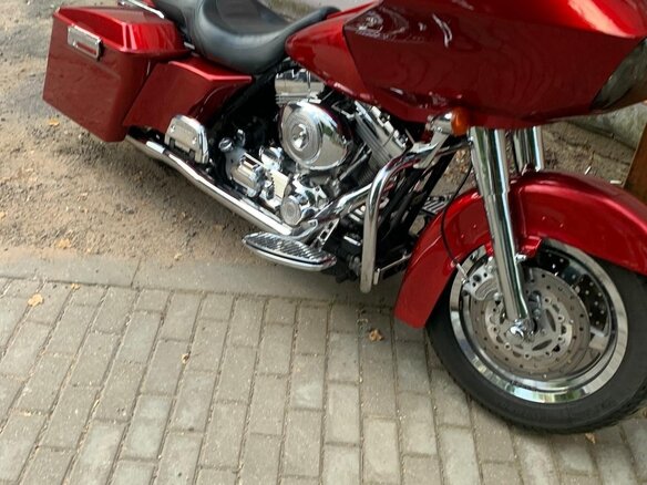 2001 Harley-Davidson CVO Road Glide, красный, 600000 рублей - вид 1