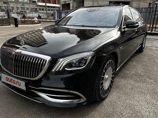 2018 Mercedes-Benz Maybach S-Класс 560 I (X222) Рестайлинг, чёрный, 7800000 рублей, вид 1