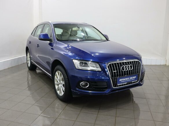 2013 Audi Q5 I (8R) Рестайлинг, синий - вид 2