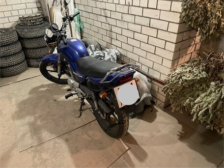 2012 Yamaha YBR125, синий, 160000 рублей, вид 3