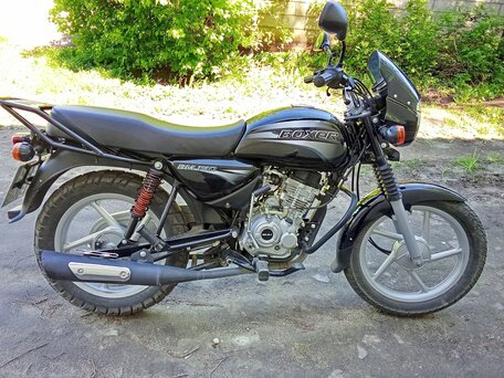 2017 Bajaj Boxer BM 150, чёрный, 90000 рублей, вид 3