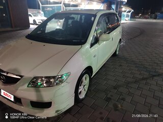2002 Mazda Premacy I (CP), белый, 340000 рублей, вид 3