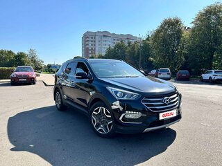 2016 Hyundai Santa Fe III Рестайлинг, чёрный, 1600000 рублей, вид 2